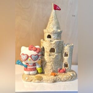 New Blue Sky Hello Kitty Sandcastle Candle Holder.